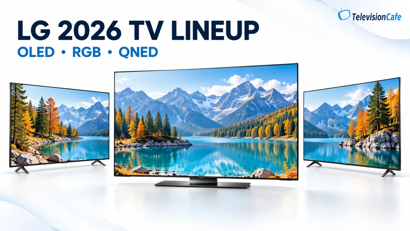 LG 2026 TV Lineup OLED, RGB, QNED