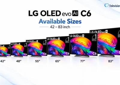 LG C6 Available Sizes