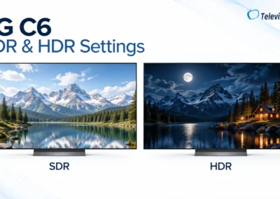 LG C6 OLED SDR and HDR Settings