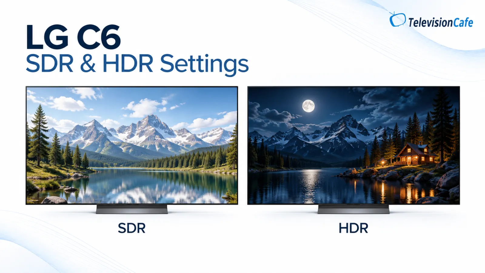 LG C6 OLED SDR and HDR Settings