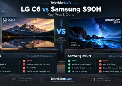 LG C6 vs Samsung S90H OLED Key Pros and Cons