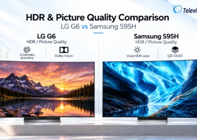 LG G6 OLED vs Samsung S95H OLED HDR and Picture Quality