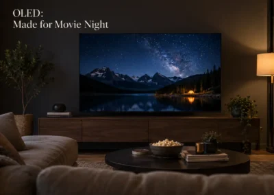 OLED TV Made for Movie Night