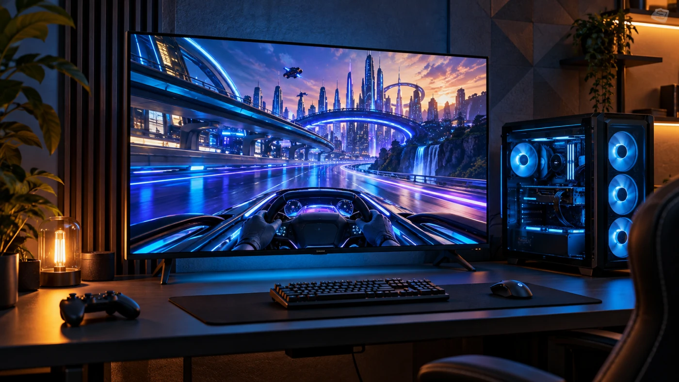 144Hz TV PC Gaming Setup 144Hz TV PC Gaming Setup