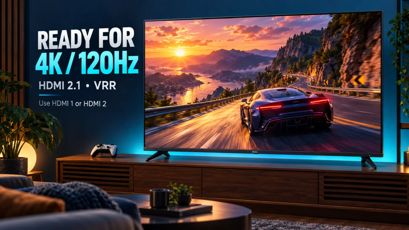 Roku Pro Series 4K 120Hz Gaming