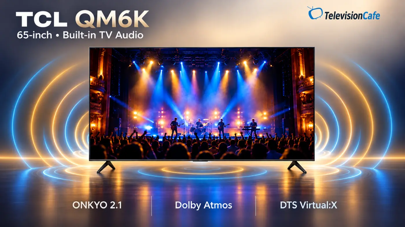 TCL QM6K Audio Sound Onkyo 2.1