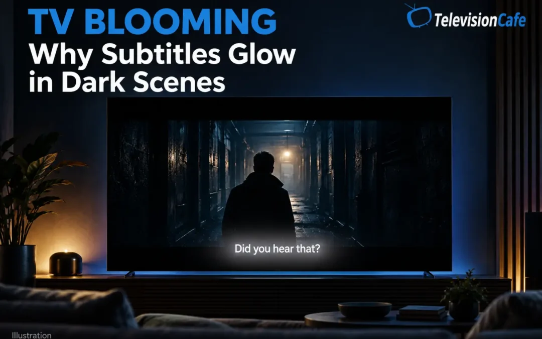 TV Blooming Explained: Why Subtitles Glow in Dark Scenes