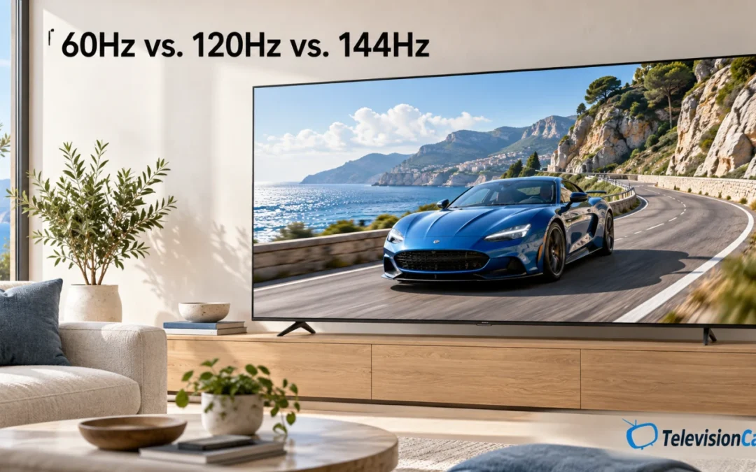 TV Refresh Rates – 60Hz vs. 120Hz vs. 144Hz TV: Is the Upgrade Worth It?
