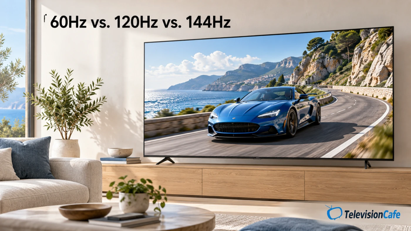 TV Refresh Rates 60Hz vs. 120Hz vs. 144Hz